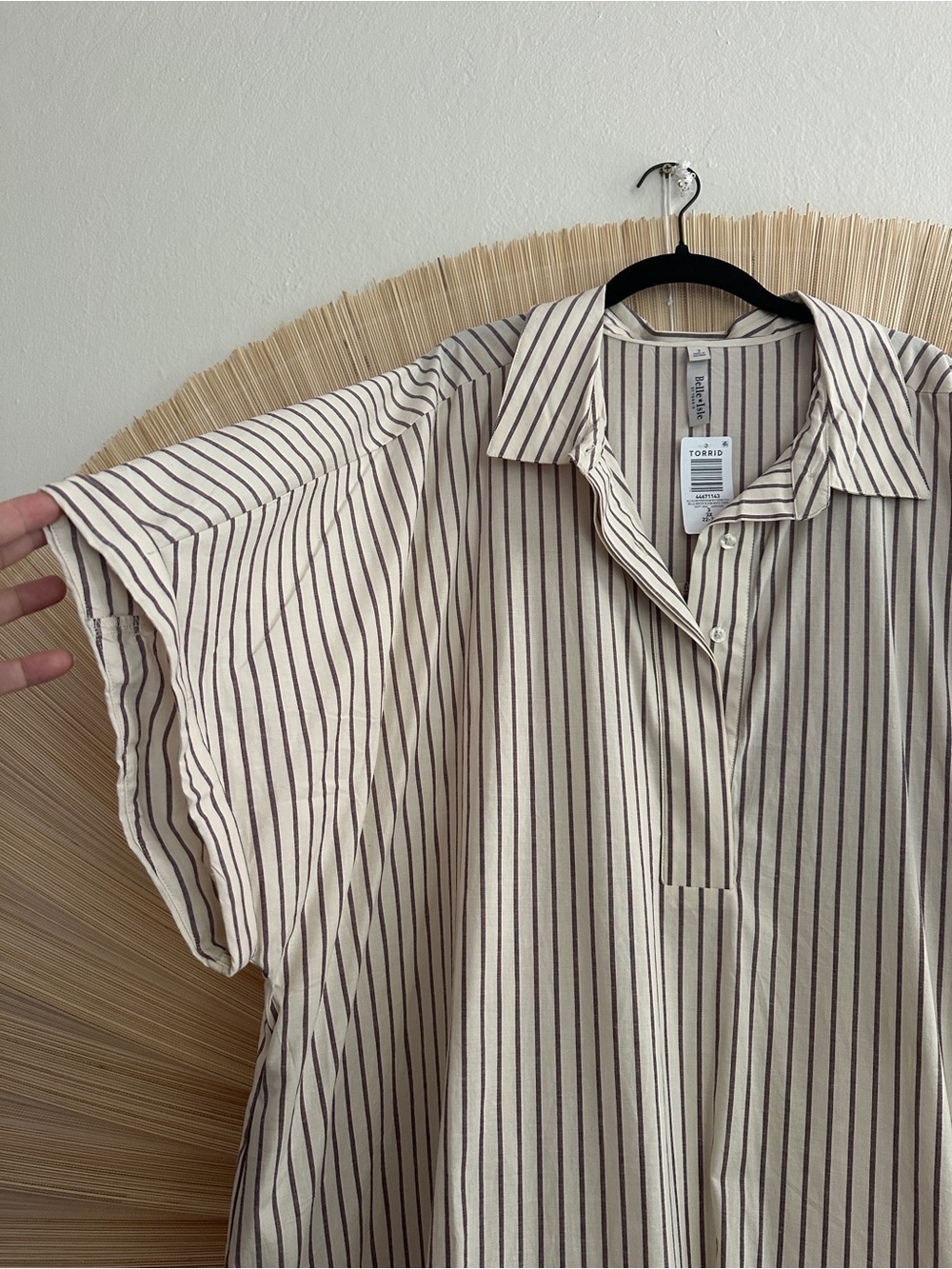 Belle Isle midi popover dolman dress - Picture 7 of 8